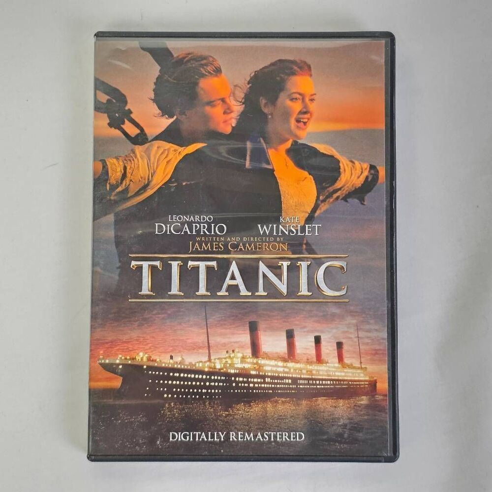 Titanic DVD James Cameron Leonardo DiCaprio Kate Winslet